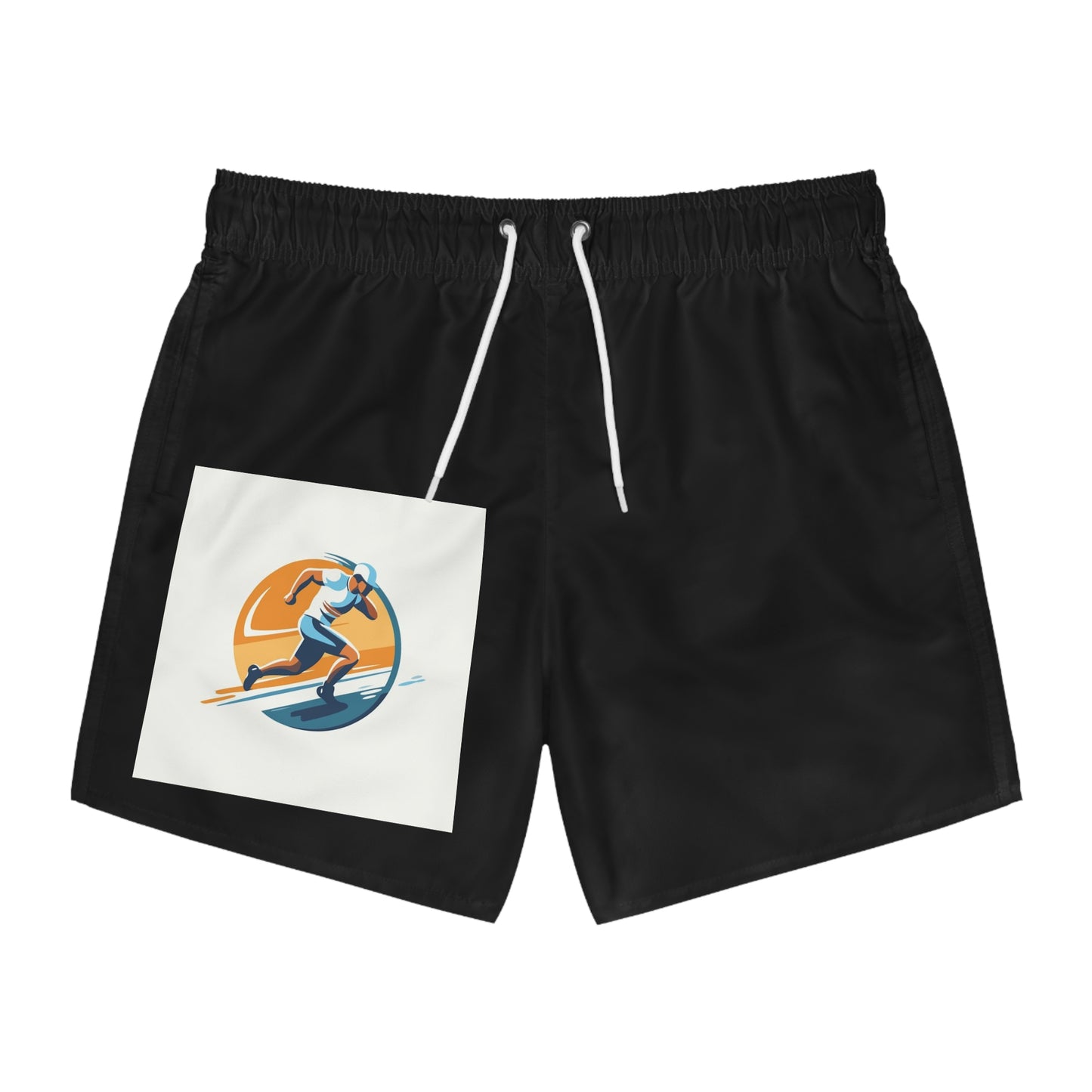 Sporty Swim Trunks, Men's Swimwear, Beach Shorts, Summer Essentials, Vacation Swim Shorts, Active Lifestyle Gear